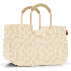 Loopshopper Tasche gepunktet M, beige, recycelt