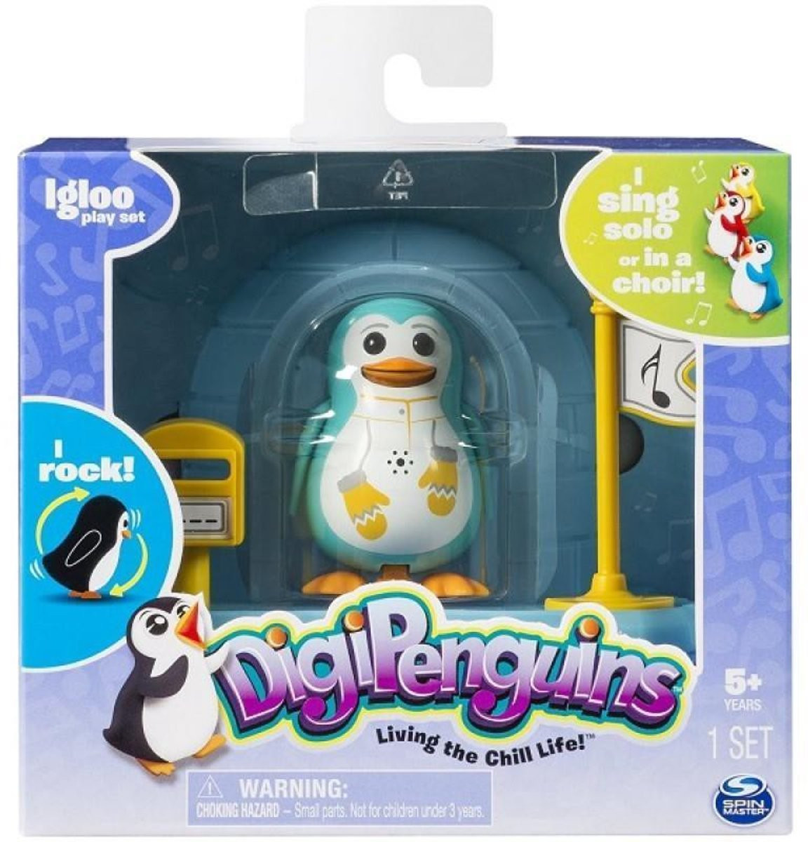 Silverlit Digi Friends Interactieve Zingende Pinguïn Iglo 55 Manieren Blauw of Lichtroze