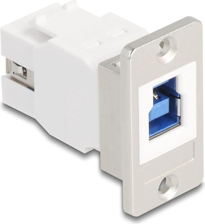 Delock Paneelmontage USB 5 Gbps Type-B naar USB Type-A poort, Conisch