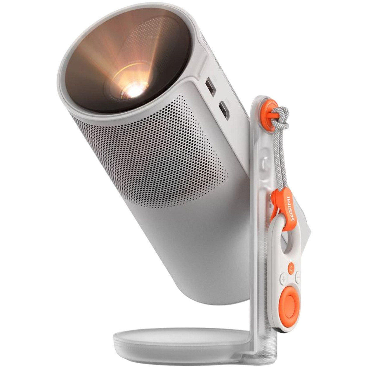 XGIMI MoGo 4 + Powerbase Beamer met Magnetisch Filter, Grijs, Full HD
