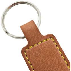 CombiCraft Kunstleder Schlüsselanhänger Rechteckig 23x95mm - 5 Stück