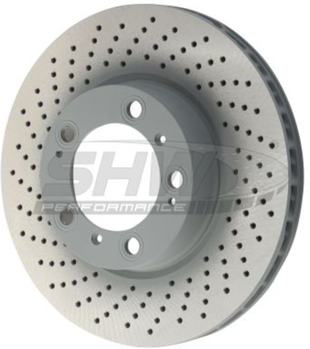 Shw Performance Bremsscheibe SHW PFL39965 vorne, belüftet, hochkarbonisiert, 1 Stück