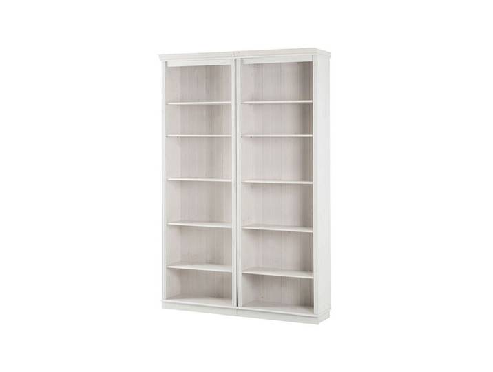 Anita-bibliothèque H Avec Étagères En Pin Laqué Blanc