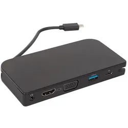 Velleman Ladestation mit USB 3.1 Typ C Kabel 17,5 cm (USB-C, 5 Ports), Dockingstation + USB Hub, Schwarz