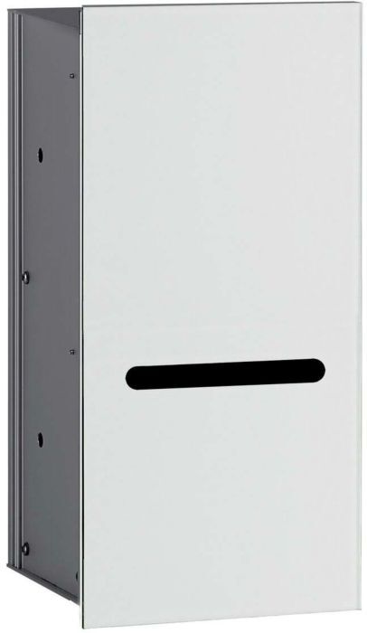 Emco Asis Modul 2.0 WC-Papier-Modul 972427422 optiwhite, 170x346 mm, Anschlag links, Unterputz