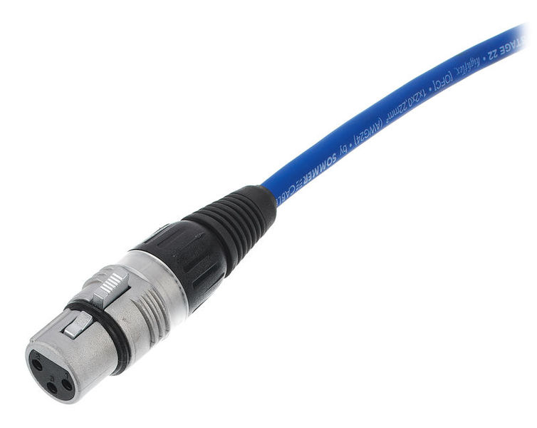 Sommer Cable Stage 22 SGHN BL 5,0m blu