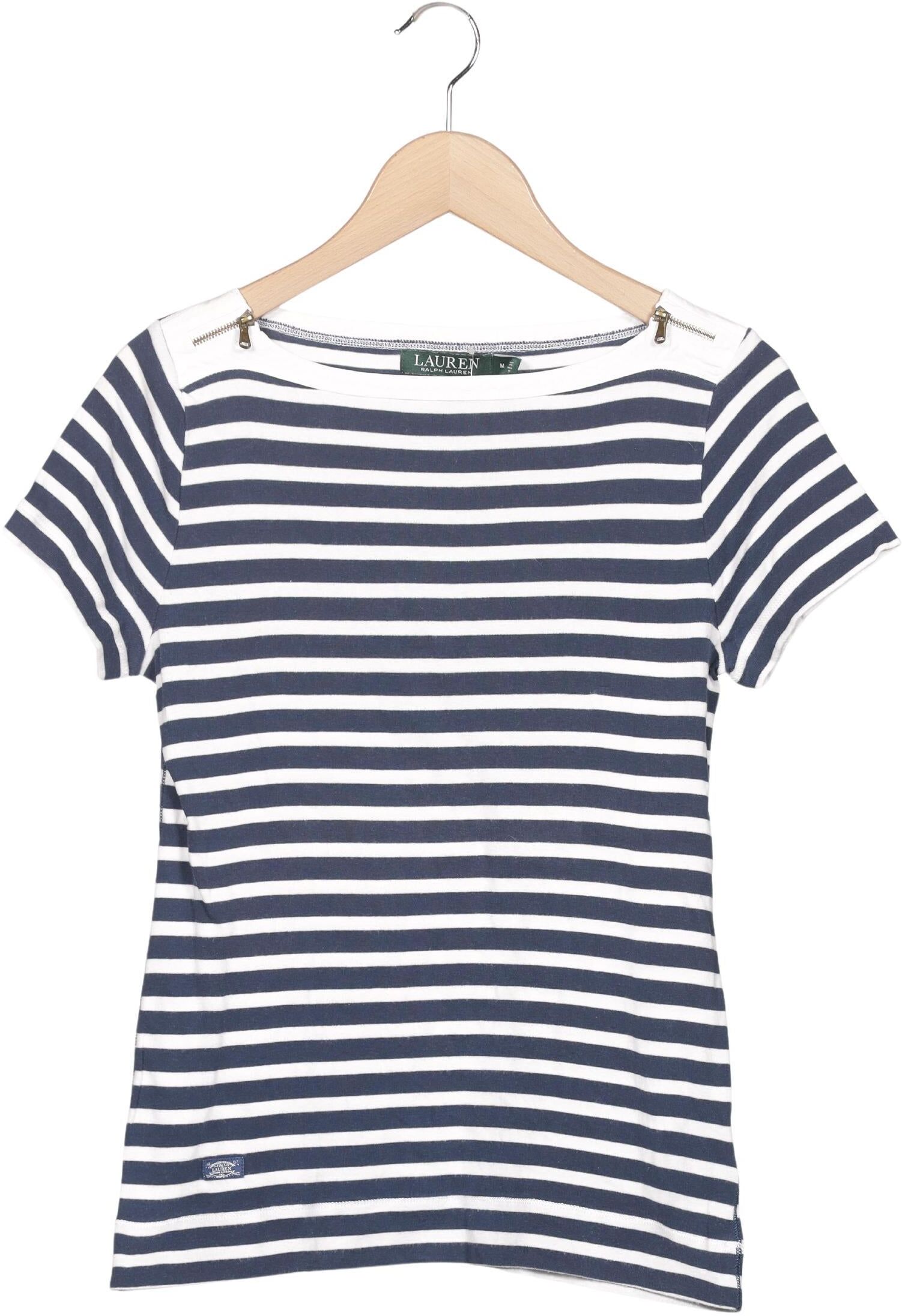 Lauren Ralph Lauren Damen T-Shirt, Mehrfarbig, Gr. M, Baumwolle - Second Hand