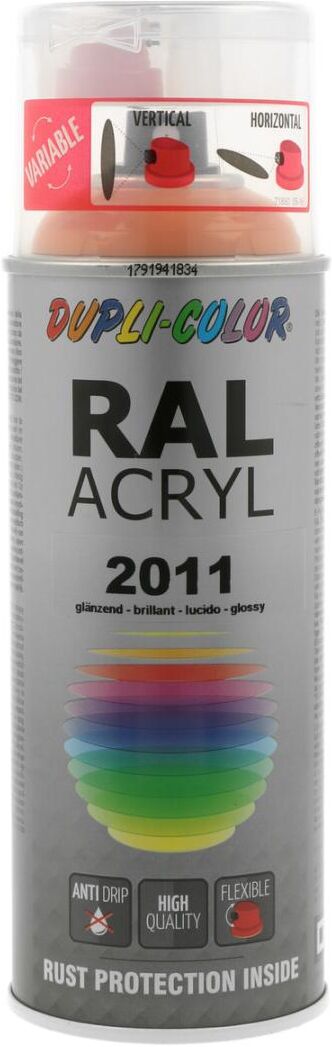 european aerosols DUPLI-COLOR RAL 2011 tieforange glanz, 400 ml