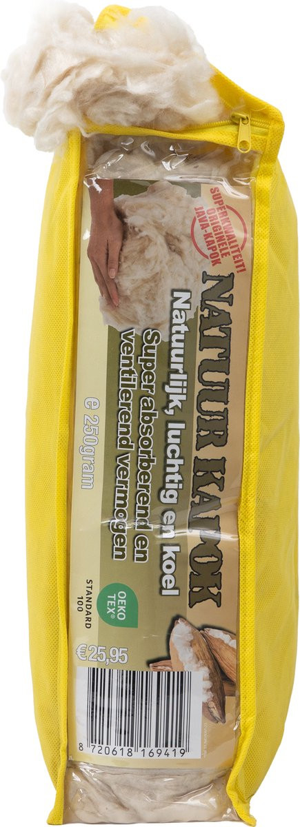 Puur natuurlijke kapok kussenvulling - 250 gram