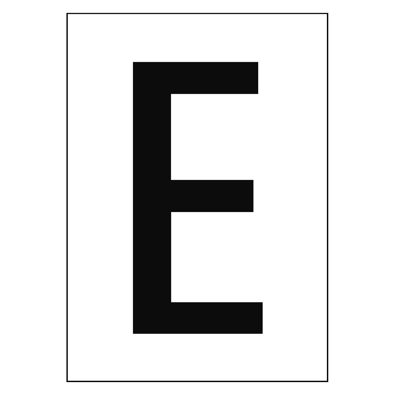 Brady A4-Etiketten mit Zahlen und Buchstaben (NL7541A4WH-E)