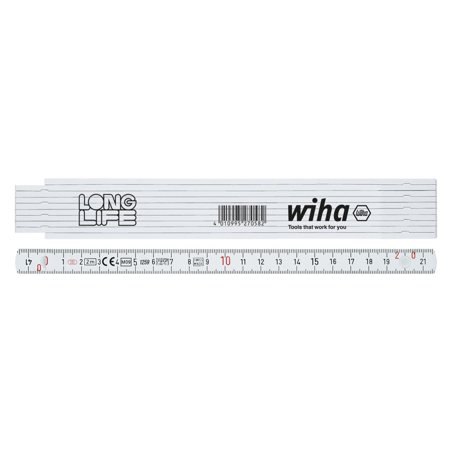 Wiha Zollstock 2 m Polyamid Longlif (2 m) (27057)