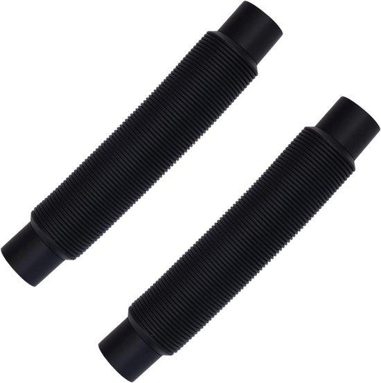 JHubers Goods Regenton Slangconnector 2 stuks, zwart, 32 mm
