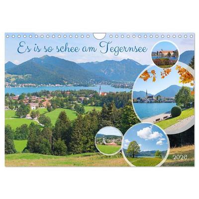 Es is so schee am Tegernsee (Wandkalender 2026 DIN A4 quer), CALVENDO Monatskalender