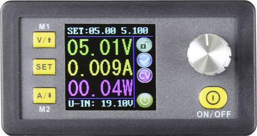 Joy-it JT-DPH5005 Labornetzgerät, Step Up/ Step Down 0 - 50 0 - 5A 250W Schraubklemme fernsteuerbar, programmierbar, schmale