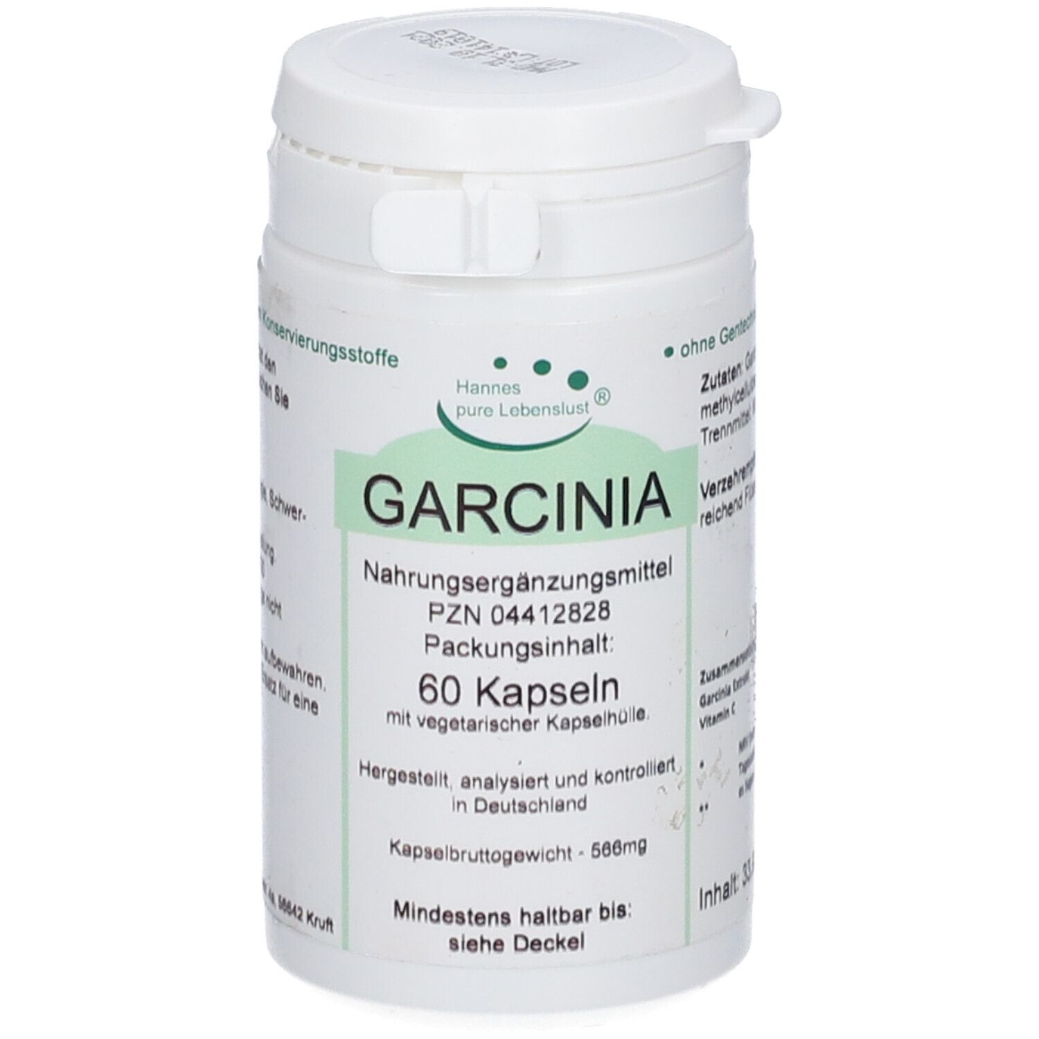 Garcinia Cambogia 60% Vegi Kapseln 60 St