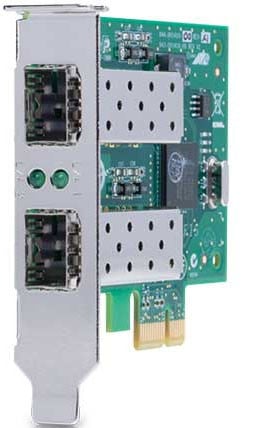 Allied Telesis GE Card PCI-E Dual Port 2 SFP Adapter Netwerkkaart