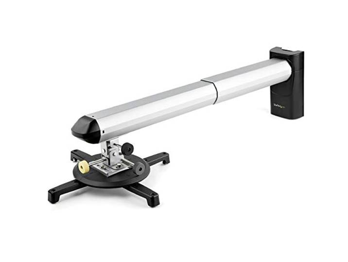 StarTech.com Universele projectorwandhouder - Projectorhouder ondersteunt projectoren met korte en ultrakorte projectoren tot 15 kg - Kantelen/Draaien/Draaien - Verstelbaar van 16,5 tot 27,7 van