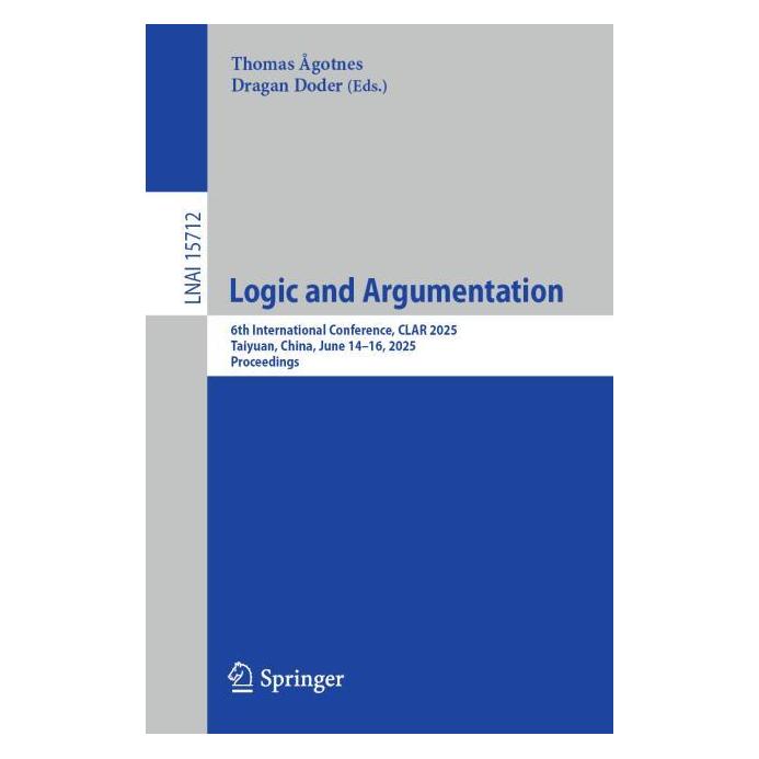 Springer Logic and Argumentation (Englisch, 2025) (63670865)