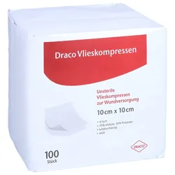 Vliesstoffkompressen 10x10cm 4fach unsteril