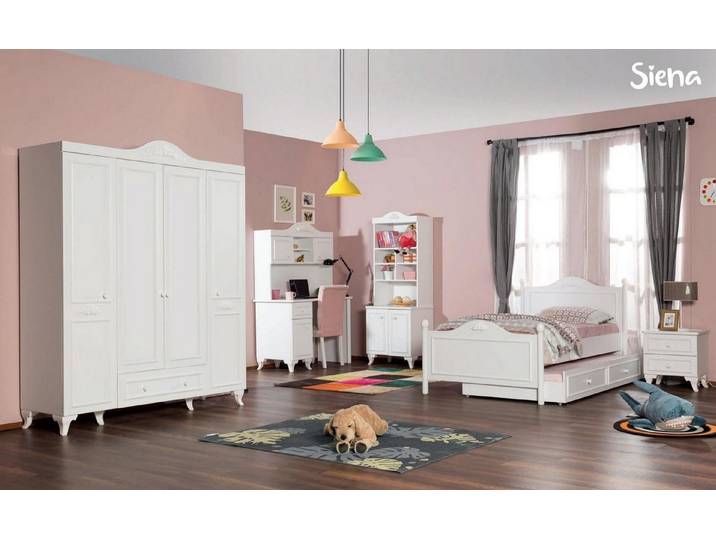 JVmoebel Kleiderschrank Klassischer Holzschrank in Weiß mit edlen Holzfüßen (1-St., Kleiderschrank) Made in Europa