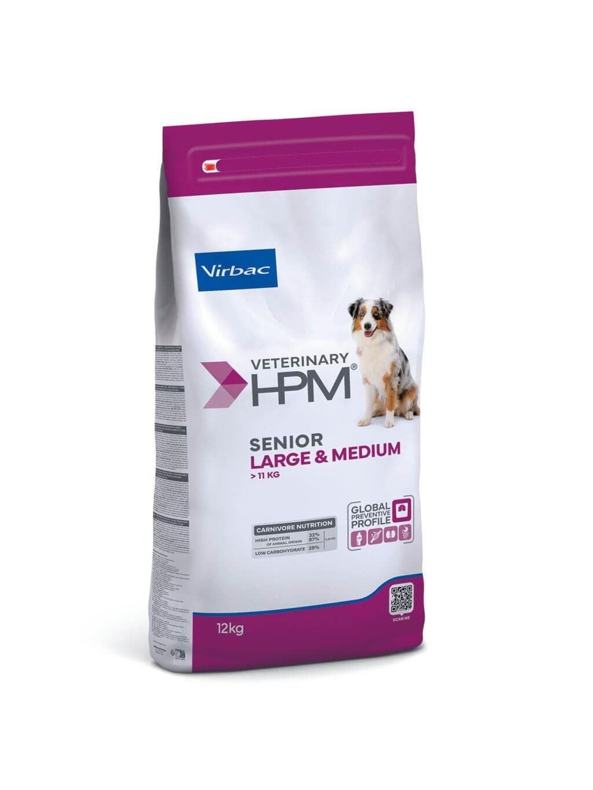 HPM VETERINARY Senior LARGE & MEDIUM DOG 12 kg