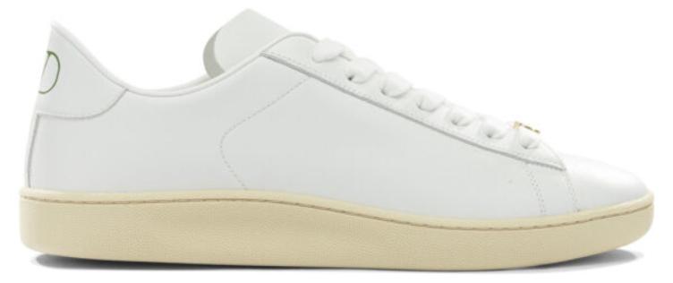 Valentino Garavani Herren Sneaker Weiß Kalbsleder