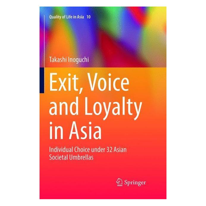 Springer Exit, Voice and Loyalty in Asia (Englisch, Softcover, Takashi Inoguchi) (56042828)