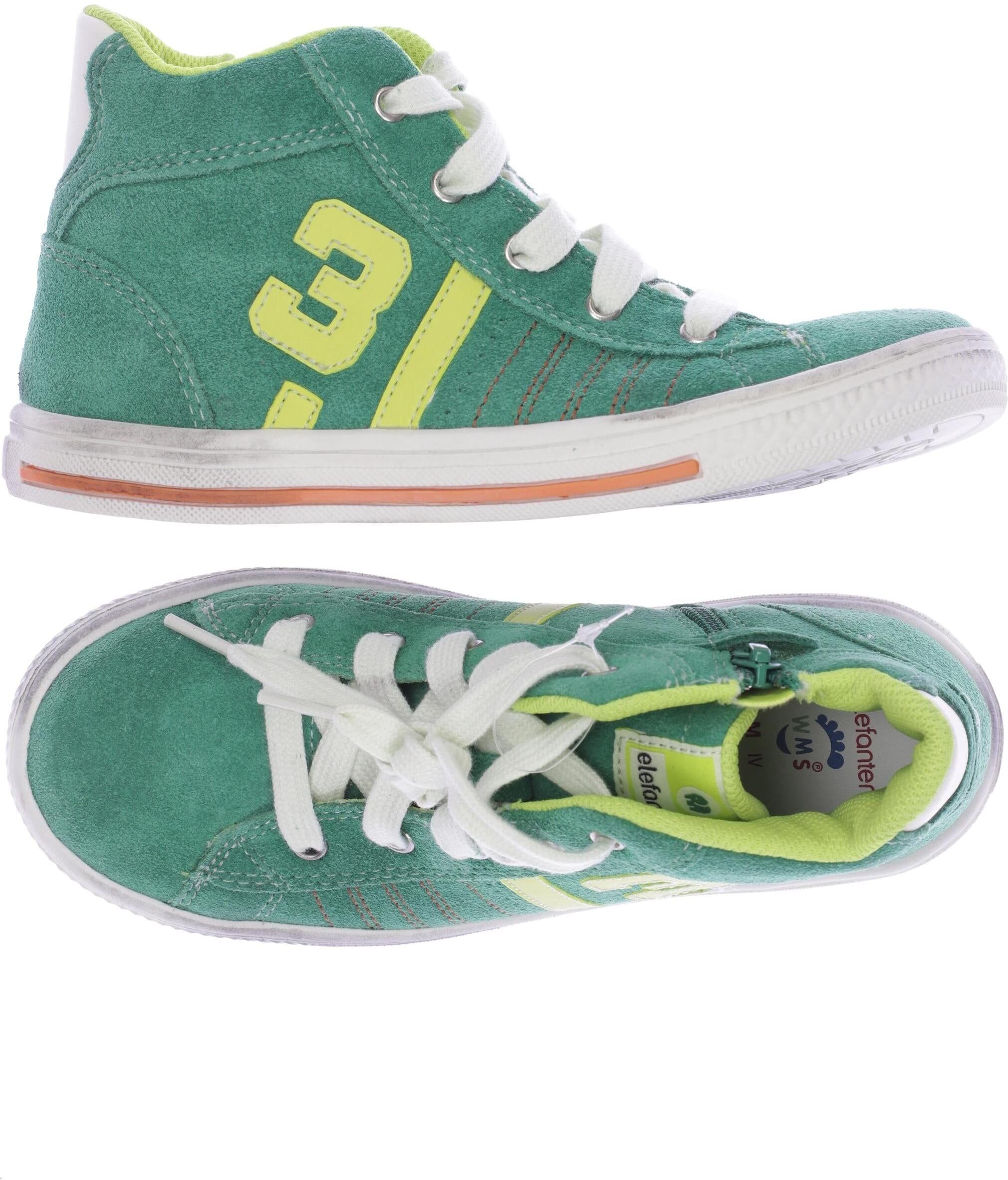 elefanten Mädchen Kinderschuh, Grün, Gr. EU 32, Leder - Second Hand