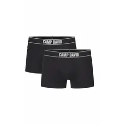2er Pack CAMP DAVID Boxershorts Herren 9999 - black M