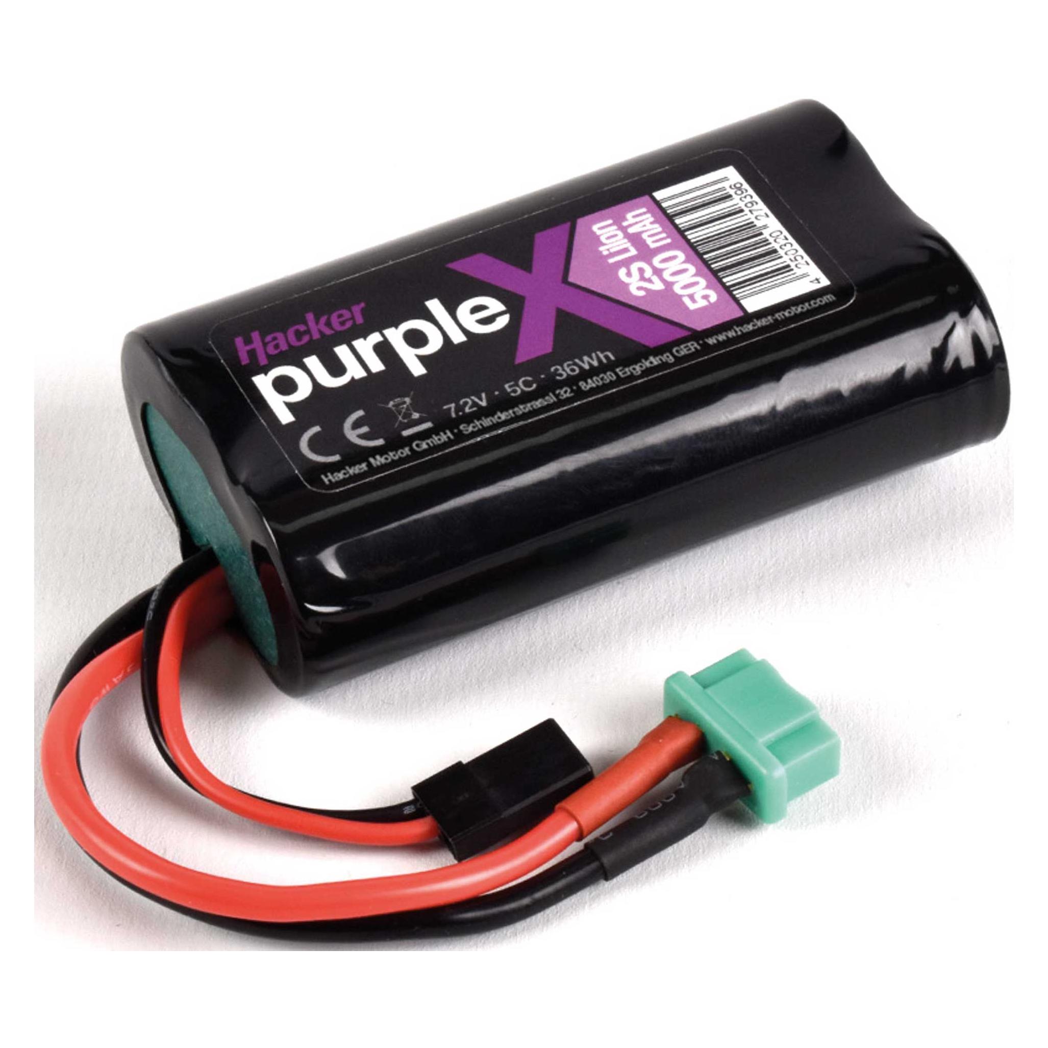 Hacker Purple-X LiIon RX 5000-2S (5000 mAh, 7.20 V) (10110054)