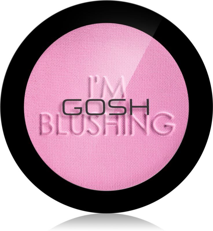 GOSH COPENHAGEN I'm Blushing powder blusher shade 005 Shocking Pink 5.5 g