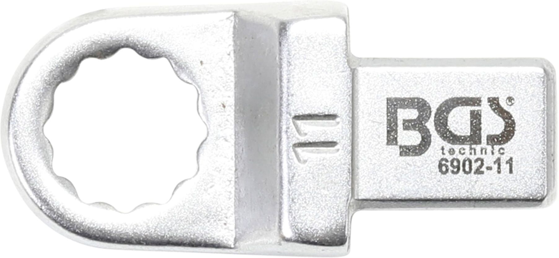 BGS Einsteck-Ringschlüssel 6902-11, 11 mm, Aufnahme 9 x 12 mm ; BGS technic)
