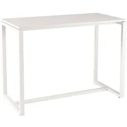 easyDesk Stehtisch für Besprechungen weiß, 114x110x75 cm