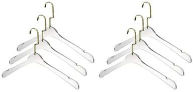 YBM Home Quality Acrylic Clear Hangers