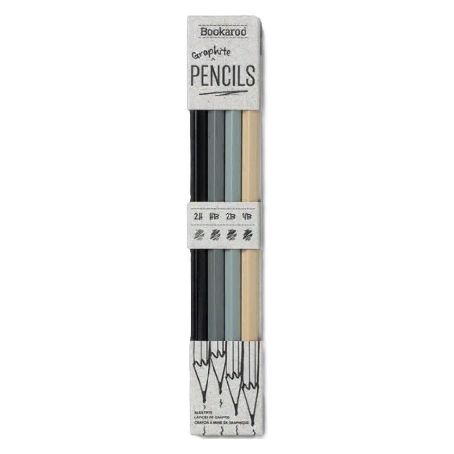 Teka Bookaroo Bleistifte - Mono (4 Stück) (2B, 2H, 4B, HB, 4x) (47995974)
