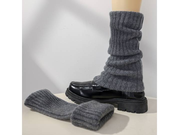 Chaussettes 100% cachemire pour femmes, chaussettes montantes en tricot pour automne et hiver, chaussettes hautes jusqu'aux cuisses, chaussettes montantes antidérapantes