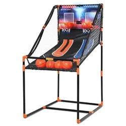 ET Toys Electronic Arcade Game Basketball Double shot, Retro Gaming, Mehrfarbig
