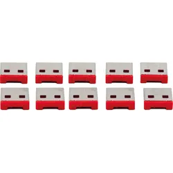 EXSYS EX-1114-RL - USB-A-Port Schloss (10x Schloss)