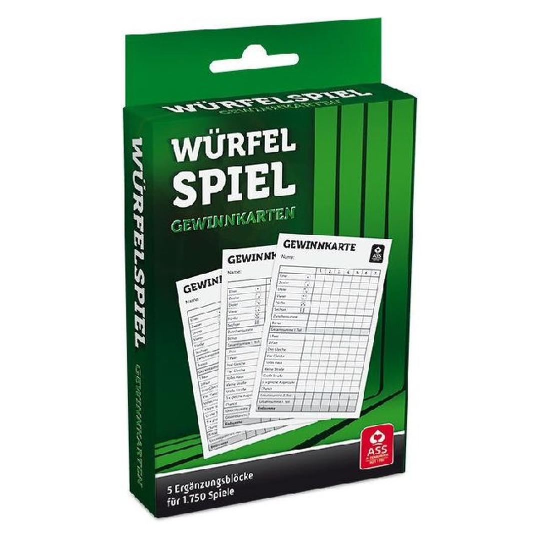 ASS Altenburg Altenburg ASS 22517119 Wuerfelspiel Gewinnkarten-Bloecke (Deutsch, 2 - 6 Spieler) (22517119)