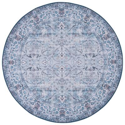 SAFAVIEH Tucson Machine Washable Slip Resistant Stelica Traditional Rug