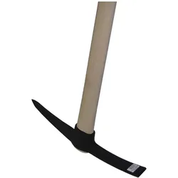 Krenhof, Gartenhandwerkzeug, Spitzhacke Kreuzhacke mit Holzstiel (Esche) Gewicht 1,5 kg Länge 460 mm