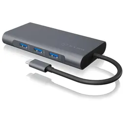 ICY BOX IB-DK4040-CPD USB Type-C Notebook DockingStation Anschlüssen