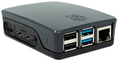 Raspberry Pi Raspberry Pi SBC-Gehäuse Geeignet für: Raspberry Pi 4 B Schwarz