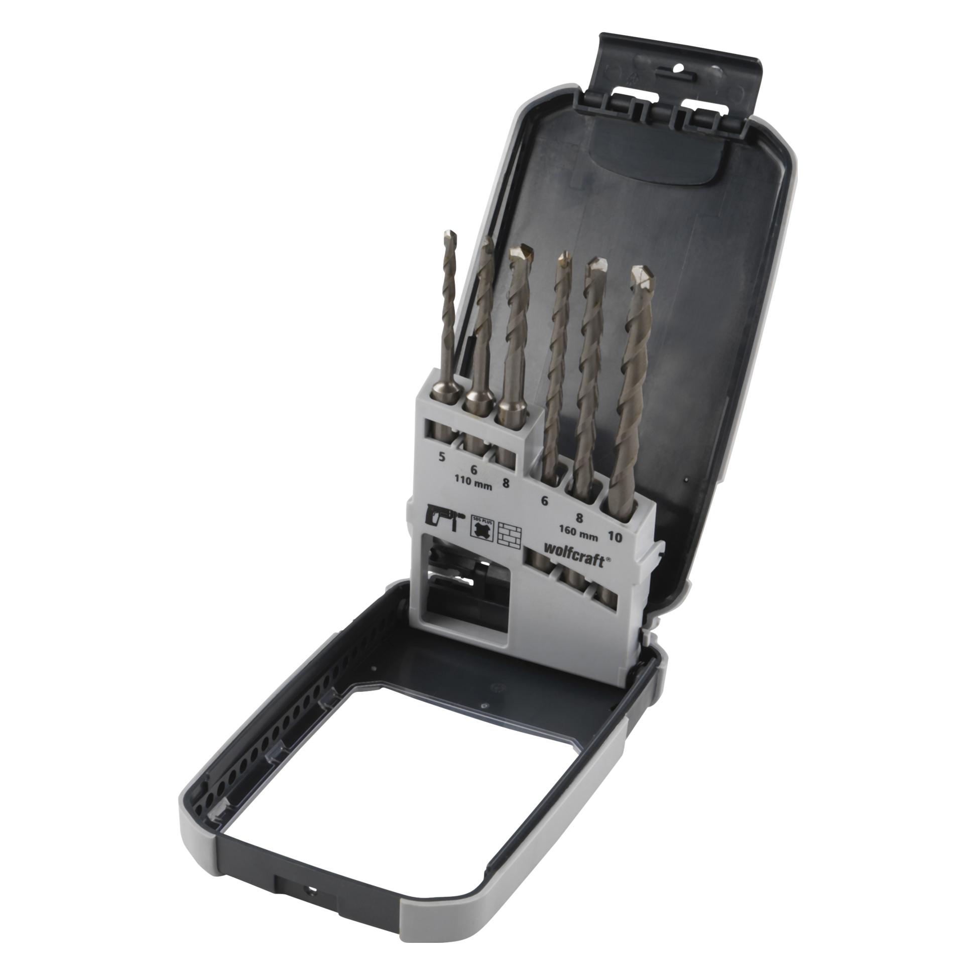wolfcraft 1 Hammer-Schlagbohrer-Set Standard 6-tlg (7113000)