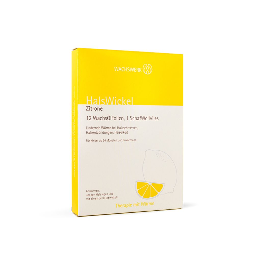 Halswickel Zitrone 12 St Folie