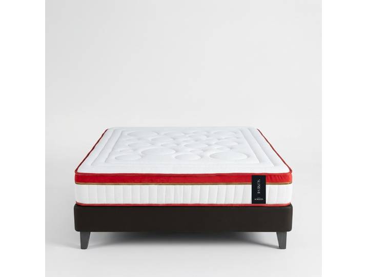 Ensemble matelas mémoire h24 sommier 140x190