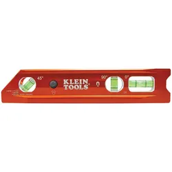 Klein Tools, Wasserwaage, 935RBLT Beleuchtete Torpedo Billet Wasserwaage (30 cm)