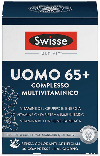 Swisse Uomo 65+ Integratore Multivitaminico 30 Compresse