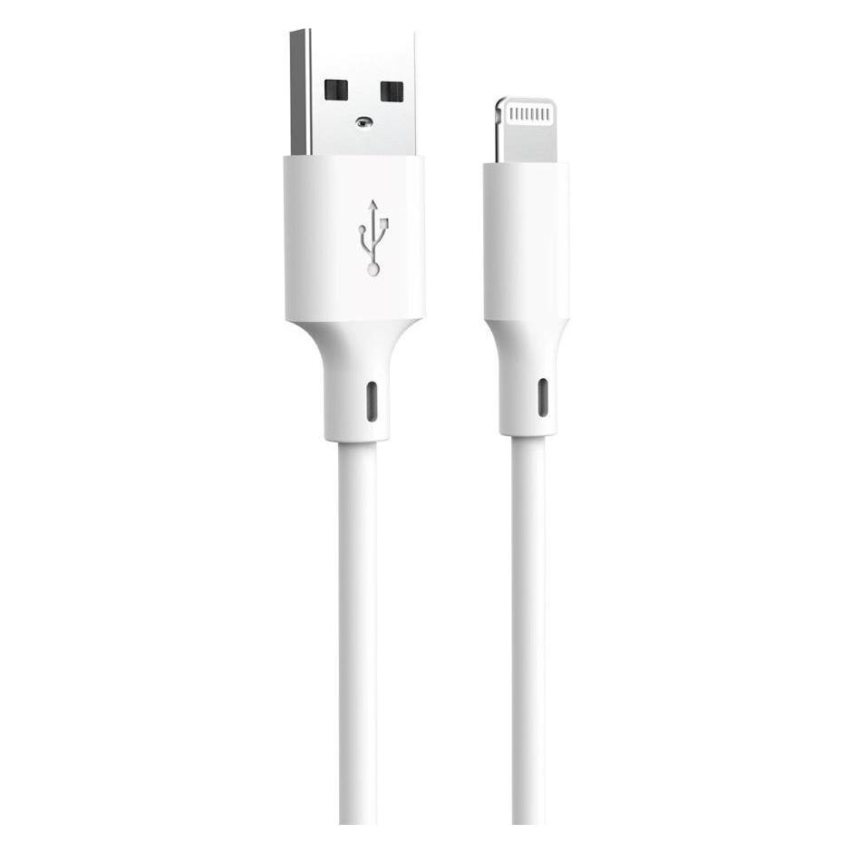 Forever Core Forever Recycling Kabel USB-A - Lightning 1,5m 2,4A HDKR12-AL-00 weiss (1.50 m, USB 2.0) (52523122)
