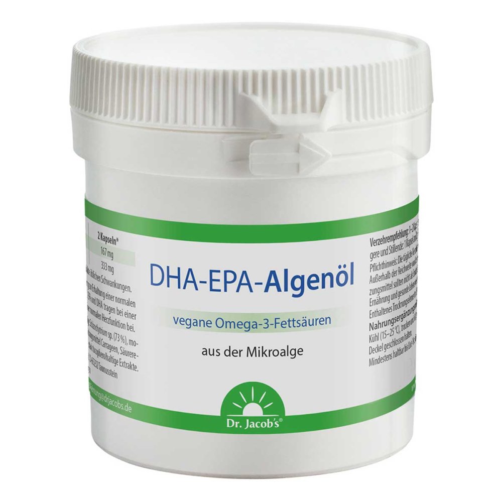 Dr. Jacob's Medical GmbH Dr. Jacob's DHA-EPA-Algenöl Kapseln Omega-3-Fettsäuren vegan 10986723